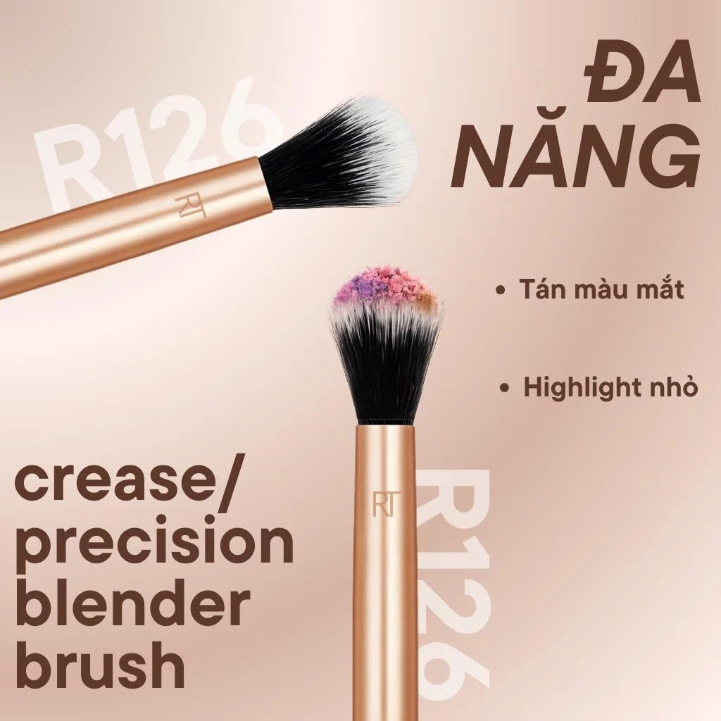 Cọ Blending Mắt Tán Hốc Mắt RT Real Techniques Crease /Precision Blender Brush R126
